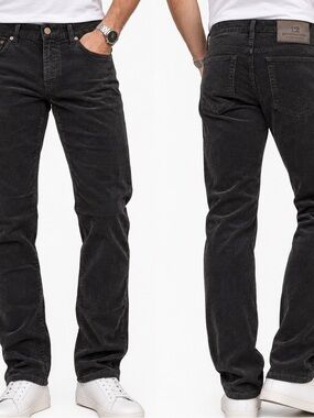 Scotch & Soda Men’s Ralston Slim Corduroy Jeans Charcoal Gray 30x32 EUC